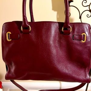Michael Kors burgundy purse